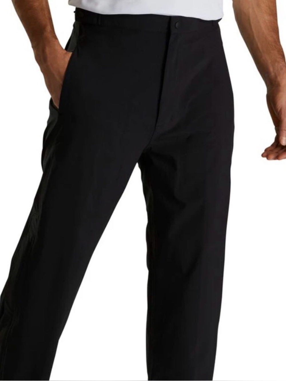 FootJoy FJ-Men's Classic Golf Performance Active Black Trousers Chinos (38x30)